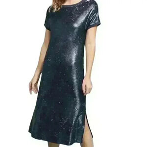 NWT Anthropologie Moulinette Soeurs Dress Size Small Blue Interstellar $168